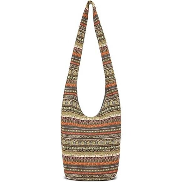 Women Shoulder Handbags Fashion canvas Hippie Crossbody Bags Bohemian Prints - Picture 7 of 7